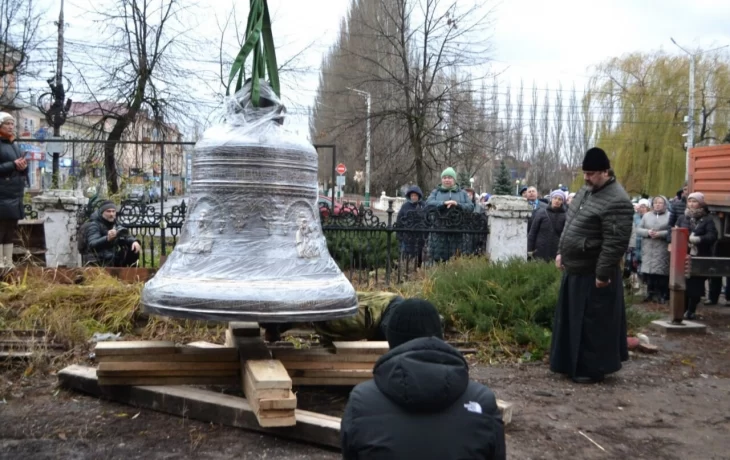 Для Никольской церкви в Тамбовской области доставили колокол