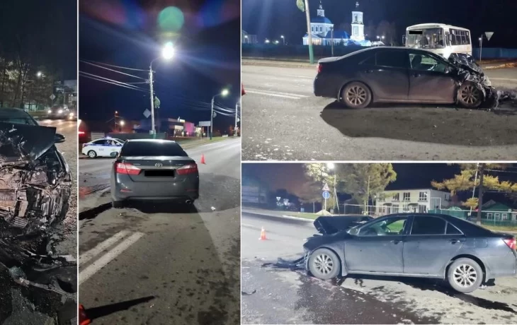 Вечером 31 октября на улице Липецкое шоссе города Мичуринска произошло ДТП.