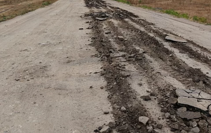 В Шапкино начался ремонт второго запланированного участка дороги