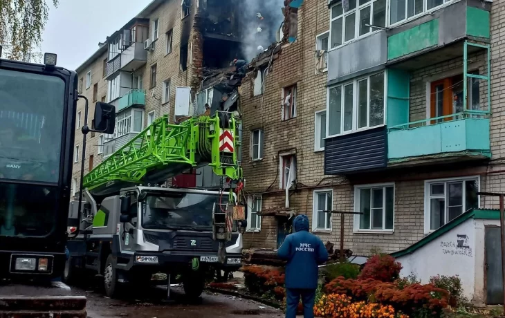 Продолжается ликвидация последствий обрушения в жилом доме по ул. Коммунистическая, 29 А